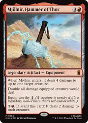 Mjolnir, Hammer of Thor (Foil) Marvel Super Heroes