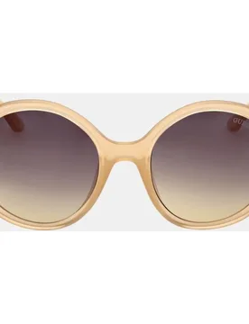 Gafa de sol de mujer redonda en acetato con lente degradada - Guess - FashionsVida