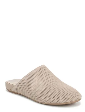Women's Opal Perf Mule Flats in Beige Size: 5.5 - Beige - Size: 5.5 - Vionic - FashionsVida