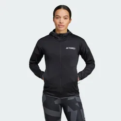 Giacca con cappuccio in fleece leggero Climawarm Terrex Xperior S Black