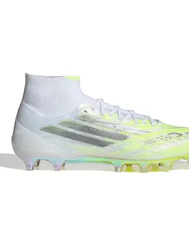 Chaussures De Football F50 Sparkfusion Elite Mid Cut Fg/ag Ftwr White / Iron Met / Hi-Res Yellow EU 42 2/3 - Adidas - FashionsVida