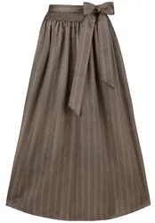 Dirndlschürze Annika (braun, Gr. 3 (46-50)) von für Damen, Dirndlschürzen, 75% Polyester, 25% Baumwolle