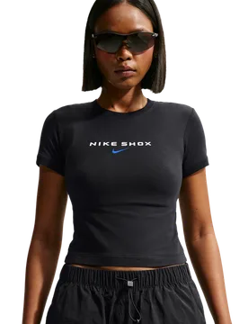 Sportswear Women T-Shirts - Black - Size XS - Cotton Jersey - Black - Size: Extra Small - Nike - FashionsVida