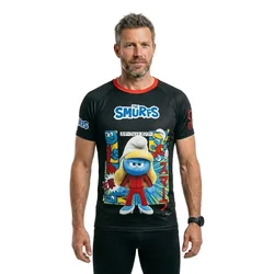 Maglietta A Maniche Corte Smurfs Black L