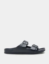 Moulded Footbed Two Strap Slider Sandals Navy male