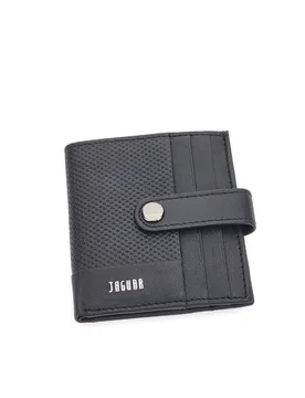 Portafoglio Nero con Clip in Vera Pelle PF873-98 - Jaguar - FashionsVida