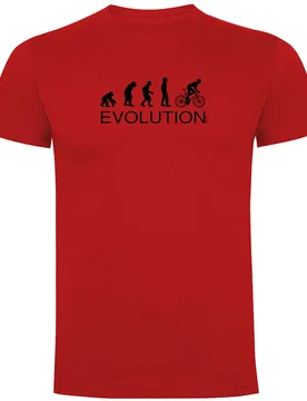 Maglietta A Maniche Corte Evolution Bike Red - Kruskis - FashionsVida