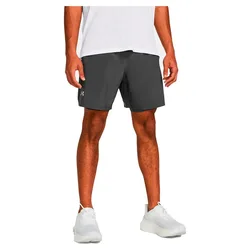 Pantaloni Corti Launch 7in 2-in-1 Castlerock / Castlerock / Reflective S