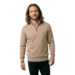 Maglione Con Mezza Zip 1613215 Taupe XL