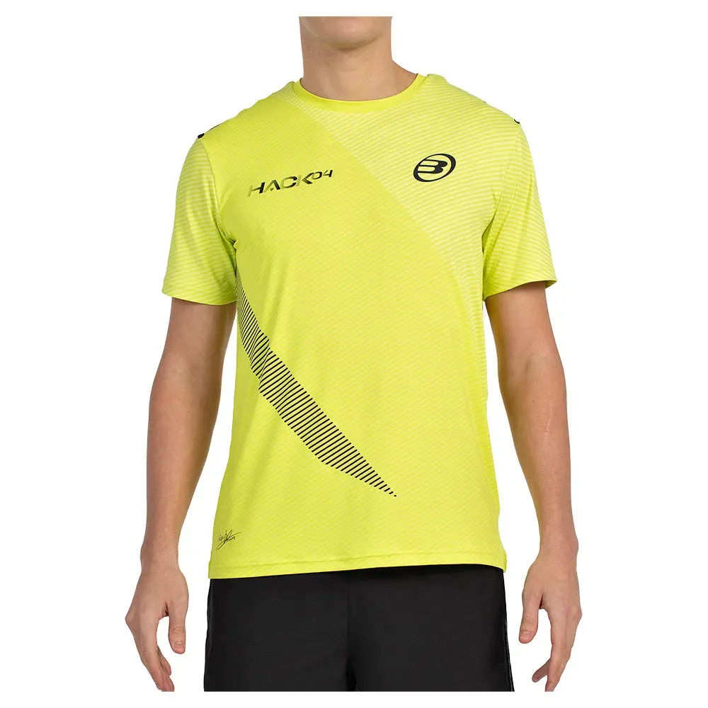 Paquito 25v Short Sleeve T-shirt Lime M - Bullpadel - FashionsVida
