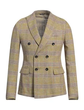 Blazer Herren Säuregrün 48 Herren - DANIELE ALESSANDRINI HOMME - FashionsVida