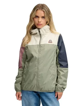 Giacca Colour Block Windbreaker Light Khaki Green 2XL - Superdry - FashionsVida