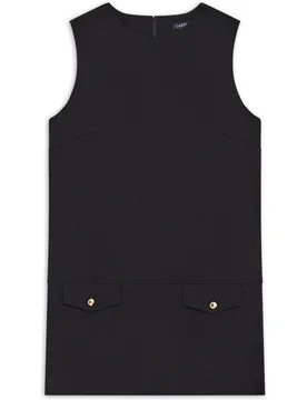 Vestido corto de punto sin mangas - Caroll - FashionsVida