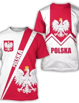 Poland Flag 3D Printed Casual T Shirt for Men and Women Summer Streetwear Oversized Short Sleeve Fashion Top Unisex Tee - Aliexpress - FashionsVida