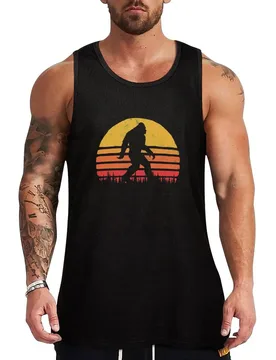 Retro Bigfoot Silhouette Sun Vintage - Believe! Tank Top Men's sleeveless bodybuilding t shirt anime gym clothing - Aliexpress - FashionsVida