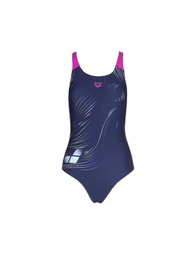 Damen Badeanzug Foliage dunkelblau 42 W - Arena - FashionsVida