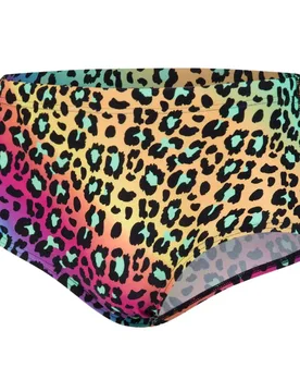 Jungleglare Allover 16 Cm Swimming Boxer Green Glow / Black / Elec Pink / Mango / Powder Blu UK 30 Men - Speedo - FashionsVida