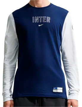 Inter m nk ls americana tee camiseta manga corta hombre Azul (M) - Nike - FashionsVida