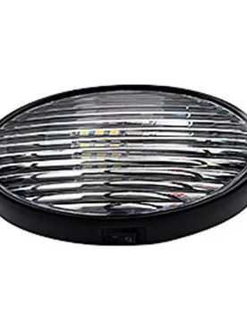 L860 Oval Porch Led Light Black / Clear One Size unisex - RV Designer - FashionsVida