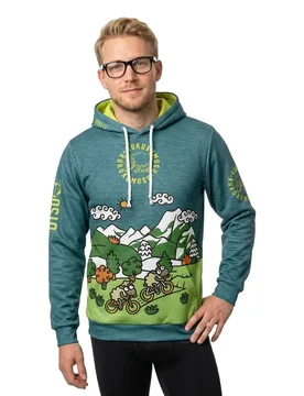 Kukuxumusu Bike Hoodie Multicolour L Men,Women - OTSO - FashionsVida
