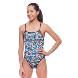 Origami Thin Strap Swimsuit Multicolor L Women