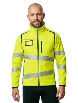 Veste Softshell Accelerate Safe 19002 Hi-Vis Yellow / Dark Petroleum L - MASCOT - FashionsVida
