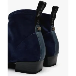 Botines elásticos de mujer con tacón y punta fina