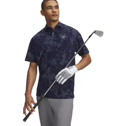 Polo Drive Chill Printed, navy/grau xxl