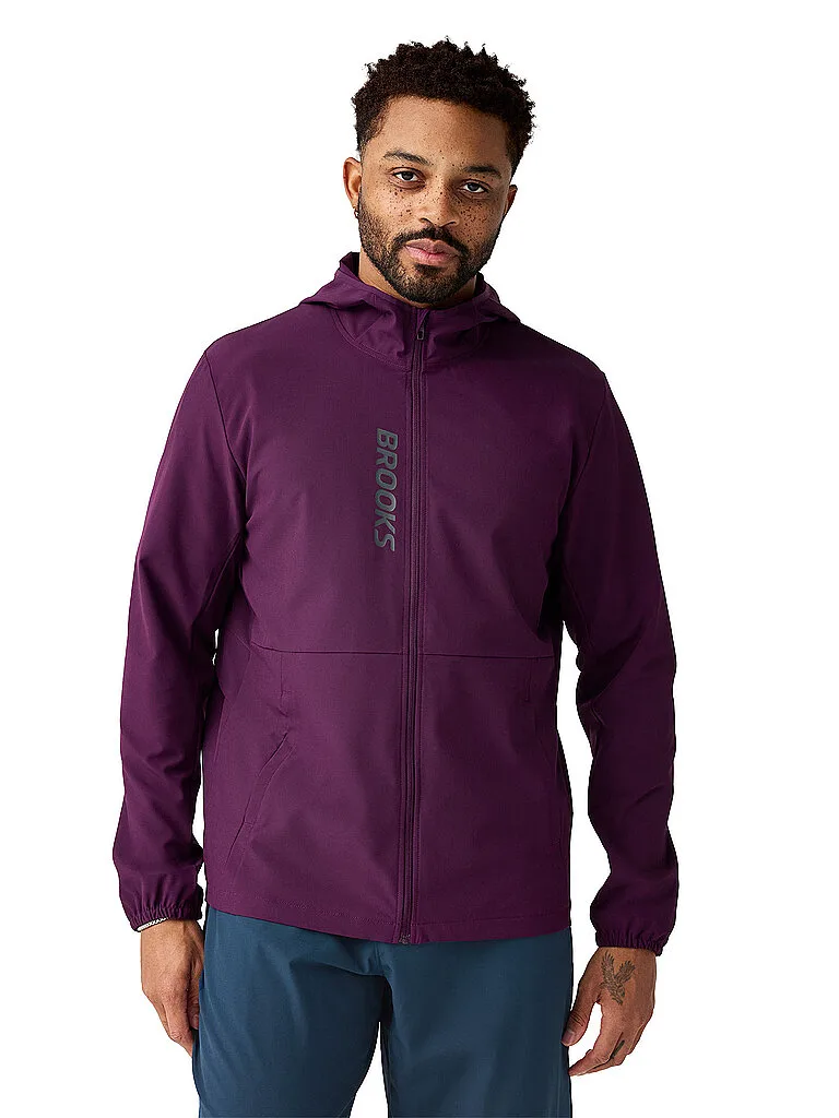 Veste de running Canopys rouge foncé S - Brooks - FashionsVida