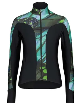 Maglia A Maniche Lunghe Vesper Tempest Lt Thermal Papillon Moss Green - Bioracer - FashionsVida