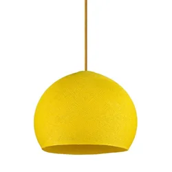 Cables Suspension Luminaire Dome Xs 1.2 M Yellow One Size