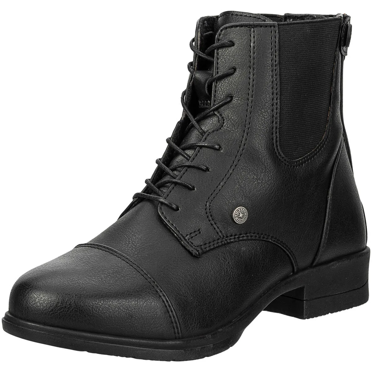Stiefeletten NOVA BackZip Lace Vegan, black 39 - Suedwind - FashionsVida
