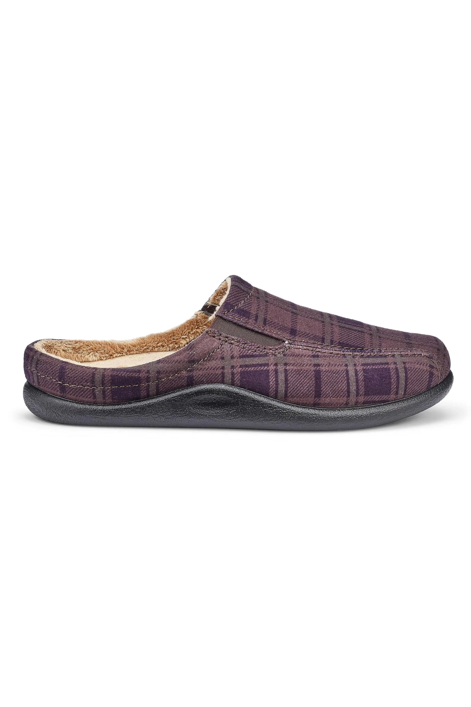 Slide Men's Regular Fit Textile Slipper - - Size: 7 - Hotter - FashionsVida