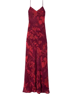Vestido largo lencero con tirantes - The-Are - FashionsVida