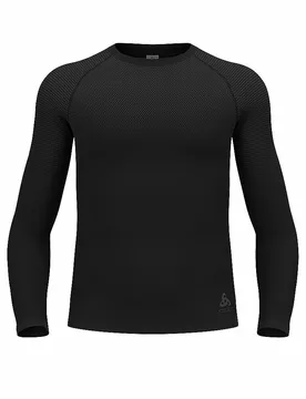 Camiseta de running para hombre Performance Light Base Layer negro XXL - Odlo - FashionsVida