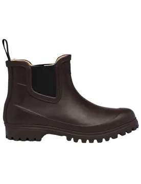 Womens/ladies 798 Rubber Mid Boots (Dark Brown) - Size Uk 7 - Superga - FashionsVida