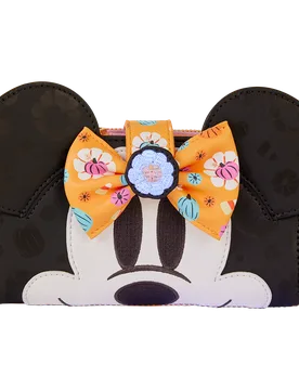 Disney: Minnie Mouse Cosplay Floral Pumpkin Flap Wallet - Loungefly - FashionsVida