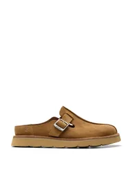 Suede Slip-On Shoes Tan female