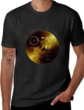 The Voyager Golden Record T-Shirt plain oversizeds summer tops mens clothes - Aliexpress - FashionsVida