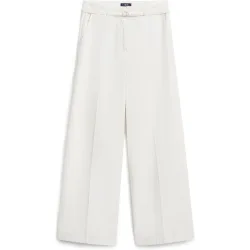 Pantalón ancho de mujer con cinturón