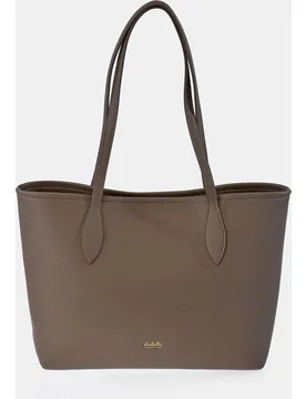 Bolso tote símil piel color negro - El Caballo - FashionsVida