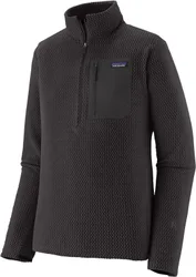 Polaire zippée gaufrée à séchage rapide - M's R1 Air Zip Neck Black - Taille XL - Noir