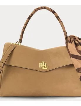 Bolso Farrah mediano de ante - Lauren Ralph Lauren - FashionsVida