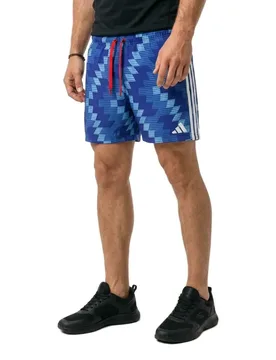 Football-inspired Graphic 5´´ Swimming Shorts Semi Blue Burst / White XS Men - Adidas - FashionsVida
