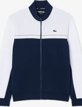Sudadera de hombre deportiva con cremallera y bloques de color - Lacoste - FashionsVida