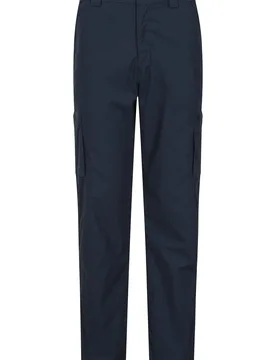 Trek Mens Trousers - Long Length - Dark Blue - Dark Blue - Size: W32 - Mountain Warehouse - FashionsVida