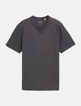 Basic T-Shirt Grau 3XL - Tom Tailor Casual - FashionsVida