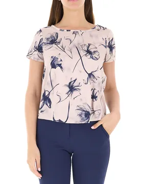 Blusa in satin CHAMPAGNE XS - Rinascimento - FashionsVida