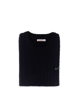 SUN68 Maglione a trecce BLU XXL - Sun68 - FashionsVida