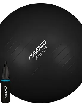 Fitball Fitness/gym Ball Black 55 cm - Avento - FashionsVida